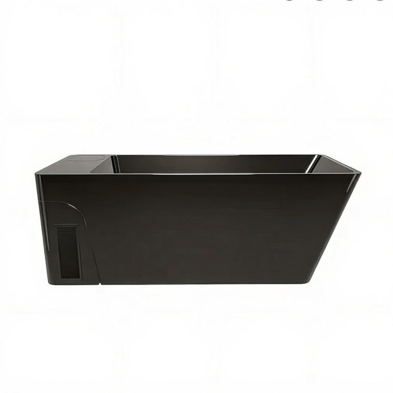 Orivon Frost cold plunge tub, Black, front view