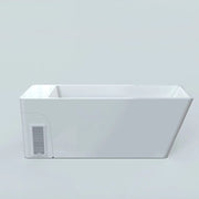 Orivon Frost cold plunge tub, White, side view