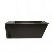 Orivon Frost cold plunge tub, Black, front view