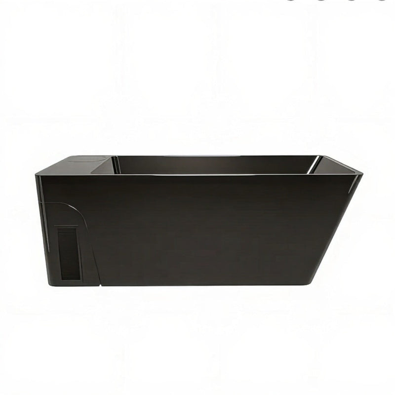 Orivon Frost cold plunge tub, Black, front view