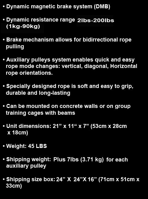 Marpo X8 Compact Rope Trainer, product view