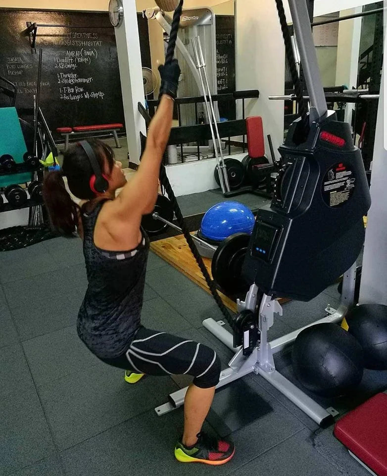 Marpo VMX in seated rope-pull mode