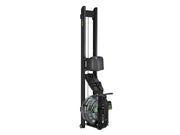 Dynamic Fluid Fitness S680 Timber rower, angled view